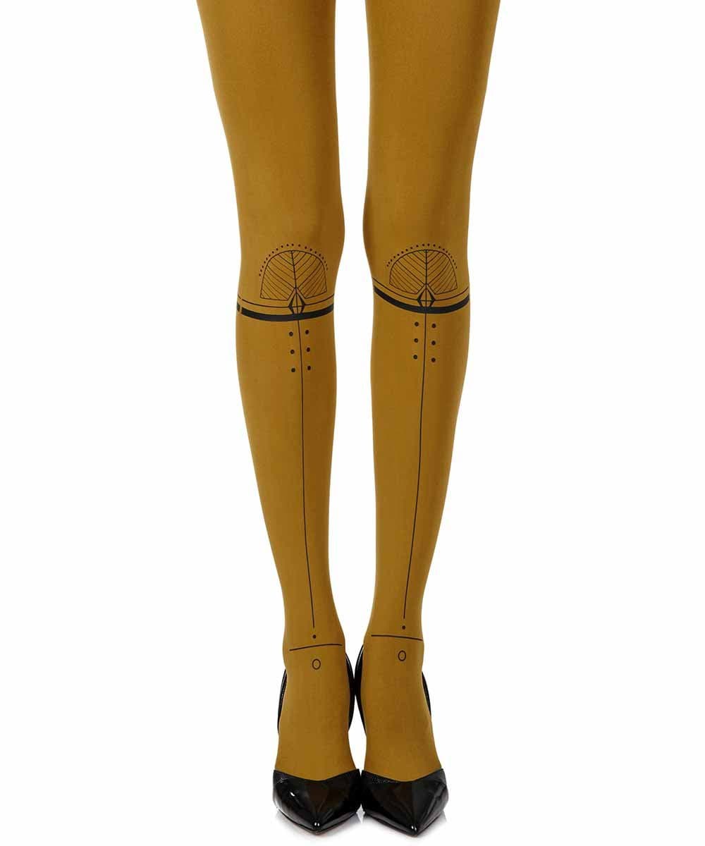 Zohara Tights Hypnotic Tribe One-Size Opaque Print Tights