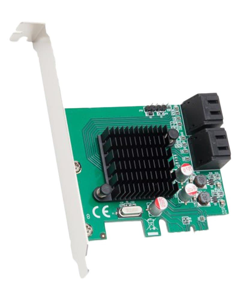 Syba SD-PEX40099 4 Port SATA III 2.0 x 1PCI-e Express Card,Green