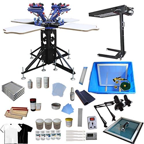 4-4 Color T-shirt Printing kit F with Flash Dryer - 006947