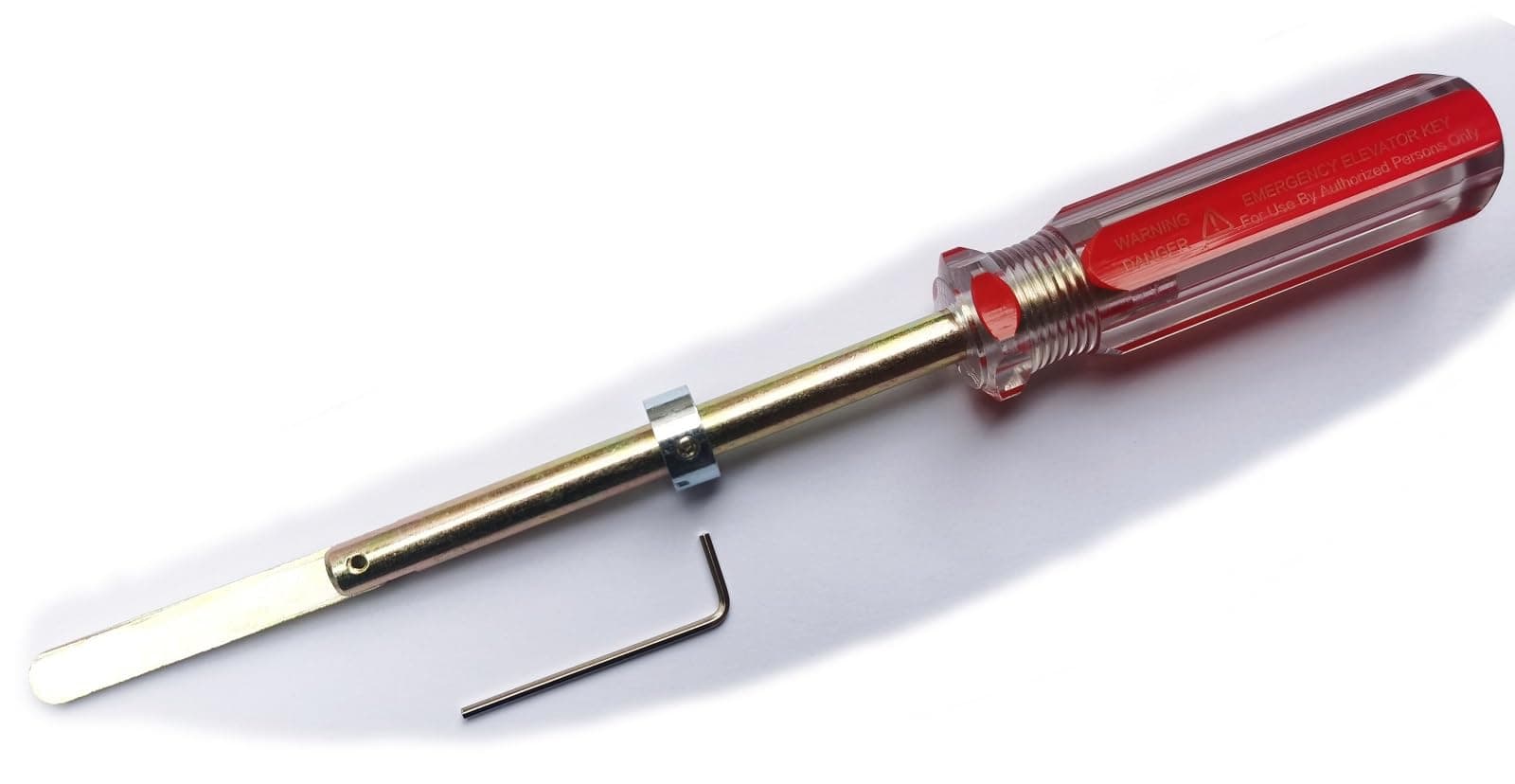 Elevator Drop Key Elevator Door Key Emergency Key with Handle (1 PCS)