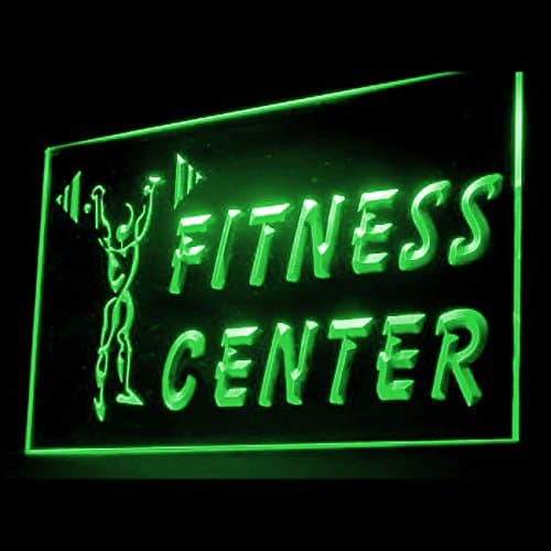 160038 Fitness Center GYM Gymnasium Mass Display LED Light Neon Sign
