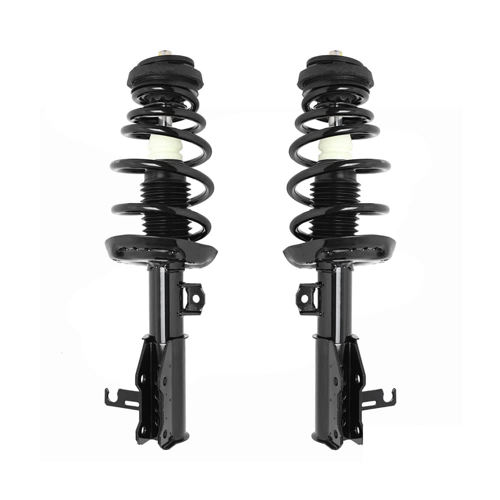 COMPLETESTRUTS - Front Quick Complete Strut Assemblies with Coil Springs Replacement for 2014-2018 Chevrolet Impala V6 3.6L - Set of 2, black