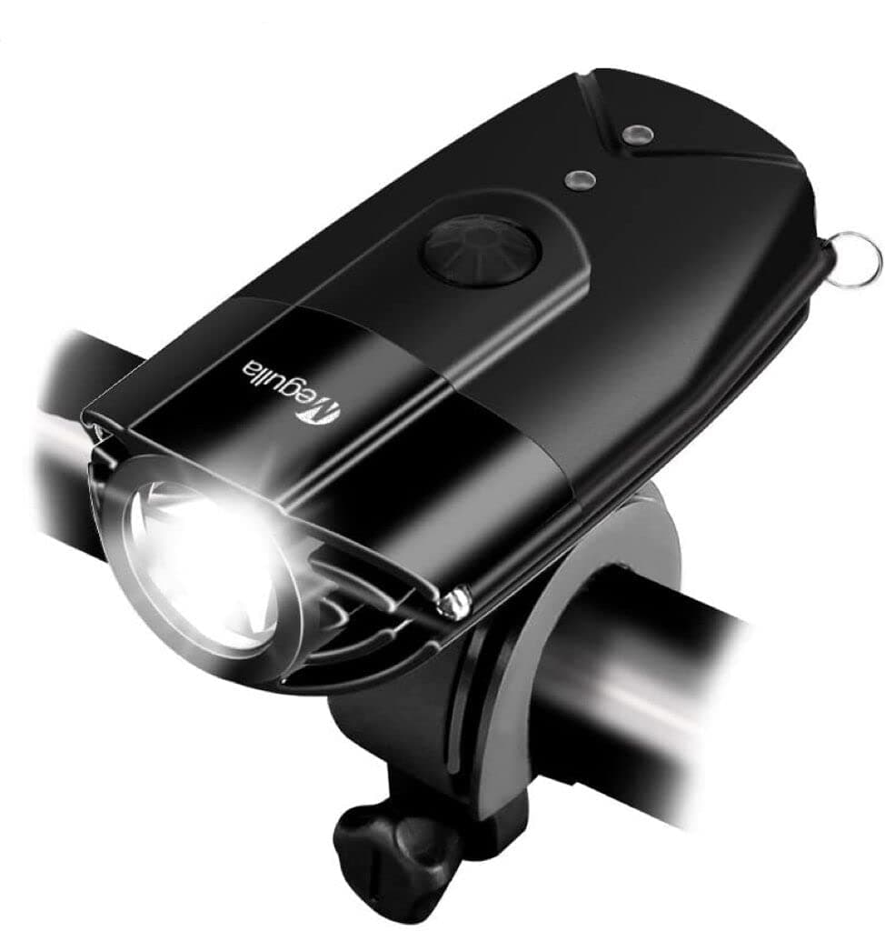 LED Bike Headlight, Megulla USB Rechargeable Bike Light, 800 Lumens Super Bright Bicycle Lights, Bike Headlight, IP65 Waterproof, Free Helmet Mount Included