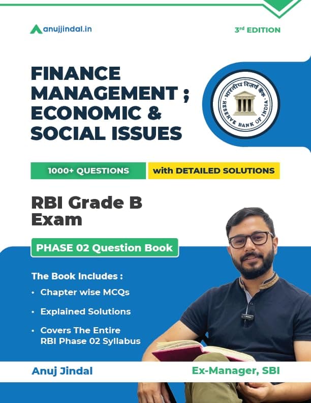 RBI Grade B Phase 2 Finance Management and Economic & Social Issues Practice Questions book by Anuj Jindal