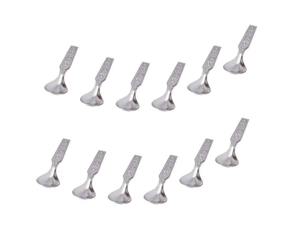 Stainless Steel Mini Spoon Coffee Tea Spice Box Spoons Small For Spices Set Of 12Pcs
