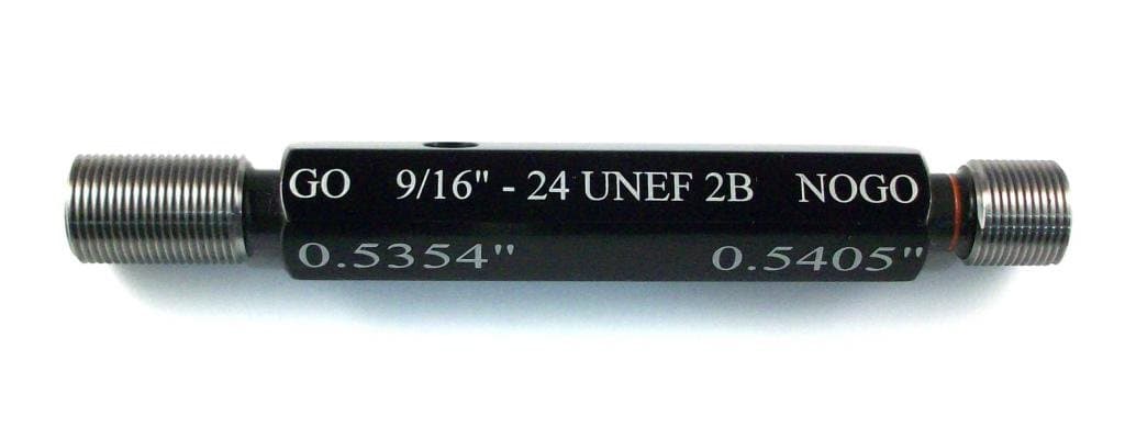 9/16-24 UNEF Class 2B Taperlock Thread Plug Gage Set