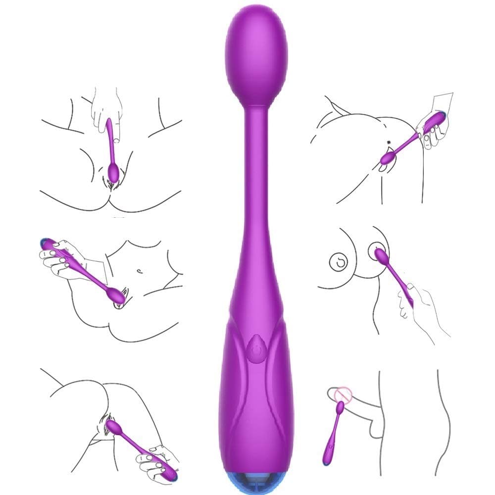 10 Modes Silent Bullet Massage Wand - Powerful Mini Wand Portable Massage Ball for Women's Pleasure, Handheld Travel Pocket Personal Bullet Massage Tool for Deep Tissue Tension Relaxation F6H6