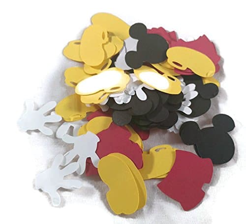 Die Cuts - Disney Mickey Mouse Parts - Confetti - 100pcs
