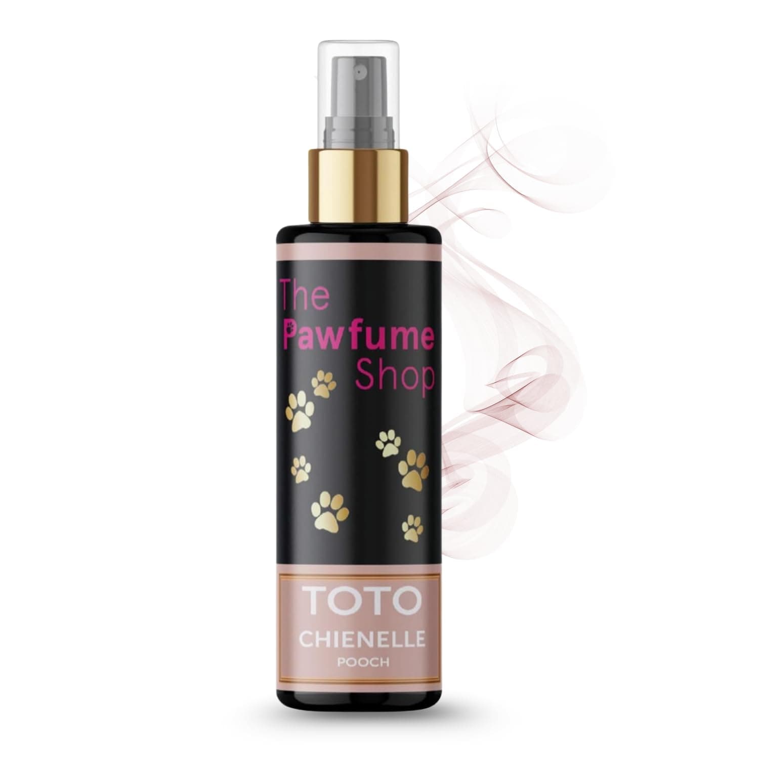 The Pawfume Shop - Toto Chienelle - Female Dog Perfume Spray - Suitable For all Breeds & sizes - For Fresh Scent & Odour Control - Gentle on Skin & Long-Lasting Fragrance - 100ml