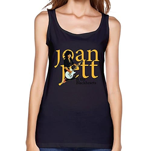 JUJ Joan Jett & The Blackhearts Women's Tank Top T-shirt Black XX-Large