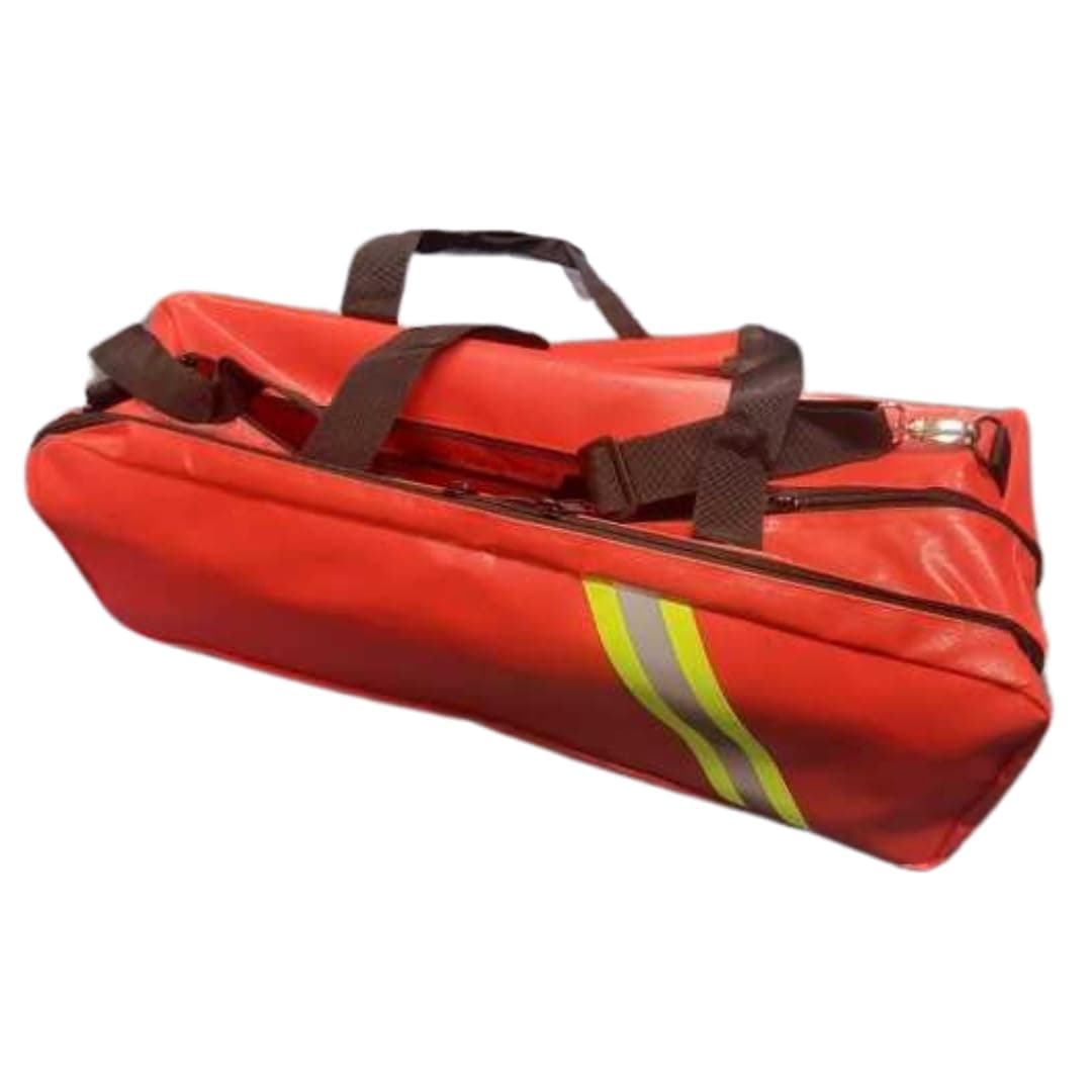 Oxygen Barrel Bag Paramedic Oxygen | for First Aid/First Responders/Emergency Use | Medical Cylinder Storage Bag (Empty) | Extra Storage Pouches (red) Durabag Wipe Down
