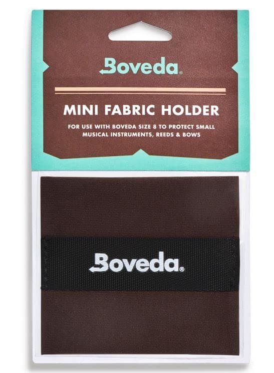 for Music: 1 Mini Fabric Holder – Holds Up to 2 Size 8 Boveda – Improves Efficiency of Boveda Two-Way Humidity Control In a Bow Case or Reed Case