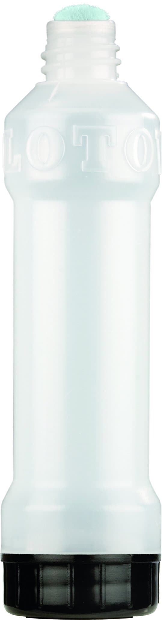 Molotow DRIPSTICK Empty Squeeze Bottle Marker, Reusable and Refillable with Any Paint Ink Color, 10mm Nib, Holds 70ml (830.203), Black