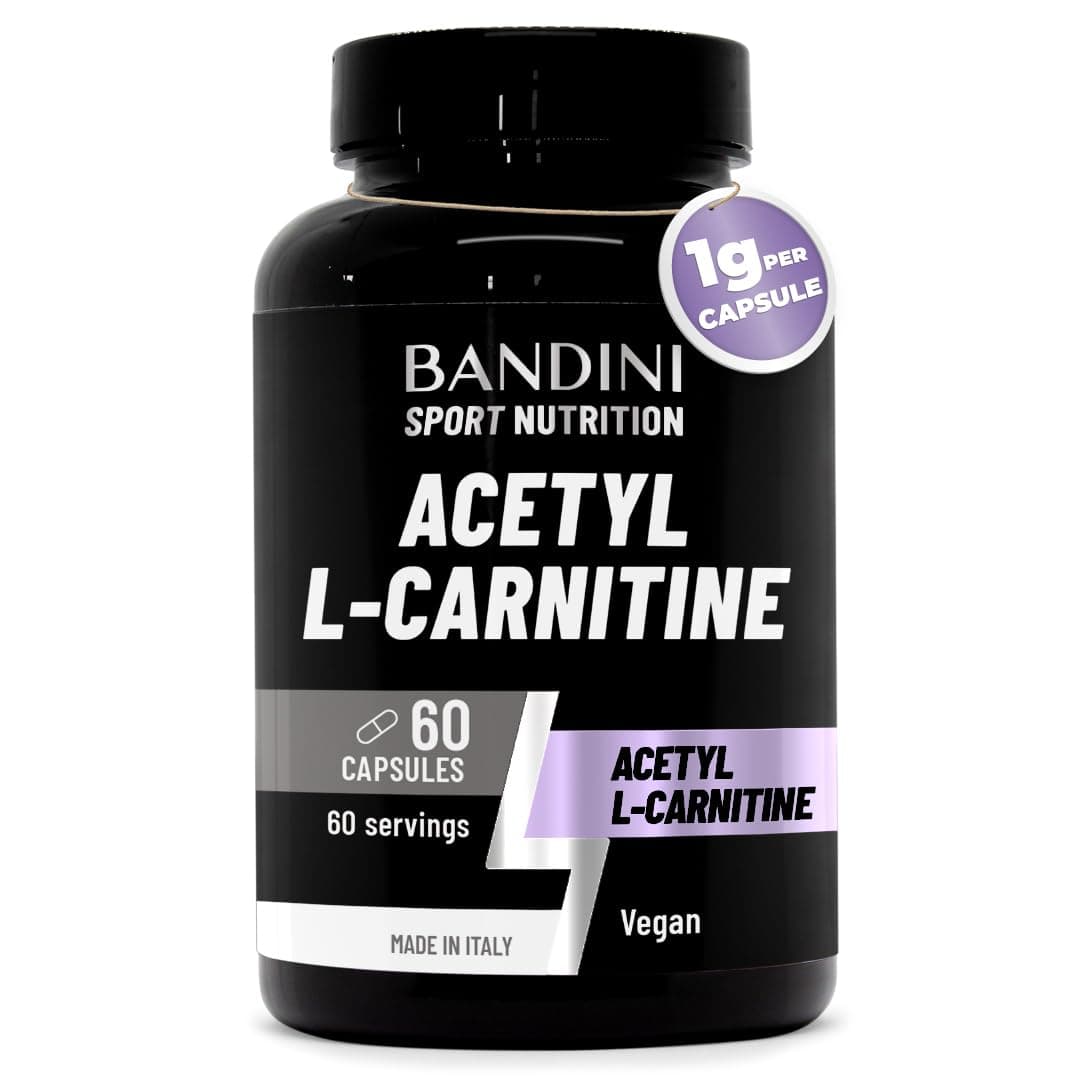 Acetyl L-CARNITINE 1000mg per Serving | 60 Vegan Capsules (2 Months Supply) | High Strength ALCAR | L Carnitine Tartrate Natural Energiser | Improves Sports Performance & Metabolism | Non-GMO