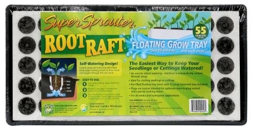 Super Sprouter 714161 55 count Root Raft Floating Plug Tray