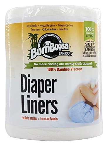 Bumboosa - Bamboo Flushable Diaper Liners Fragrance Free - 100 Count