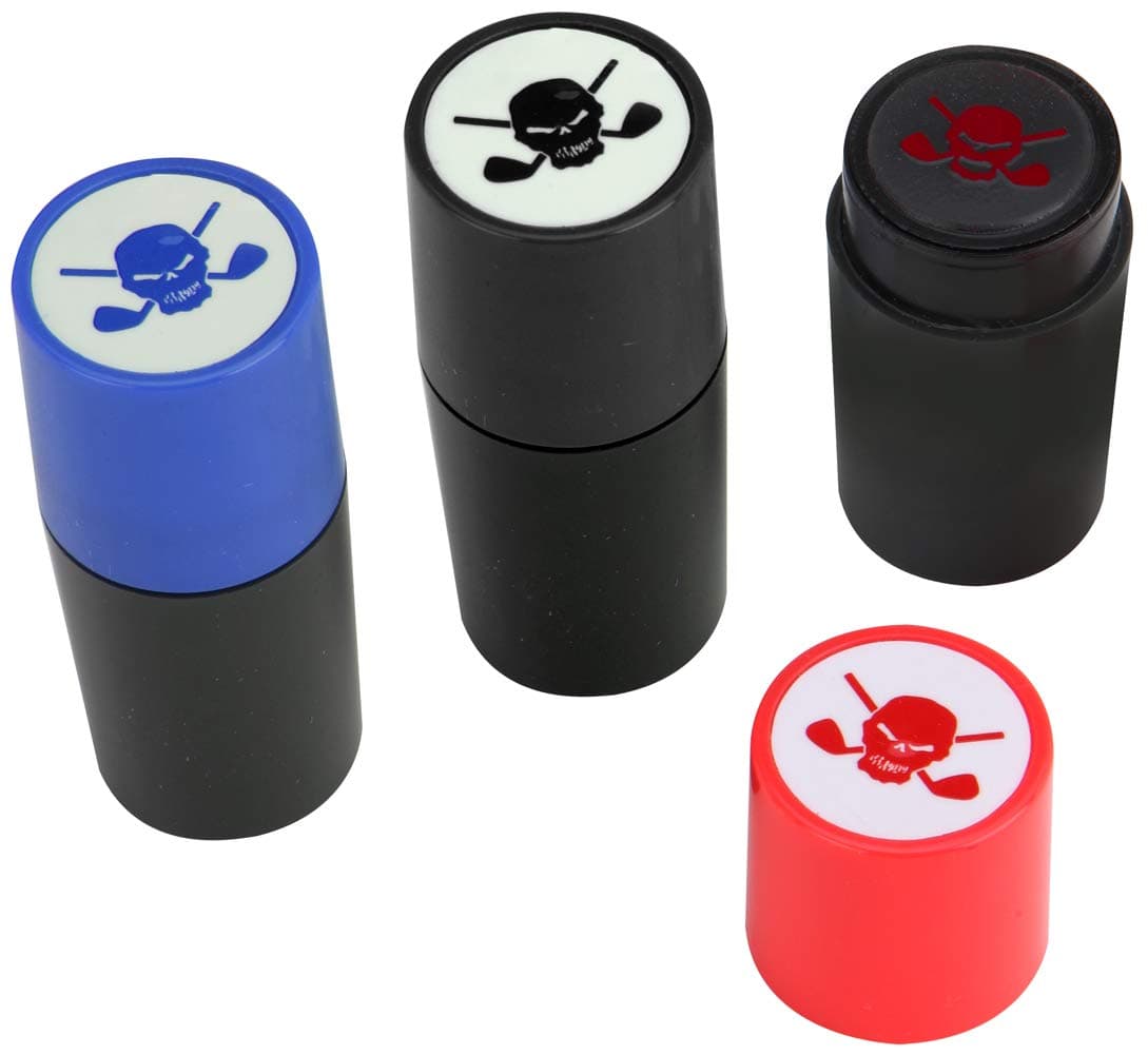 Golf Ball Stamp W/Skull Design by Tattoo Golf