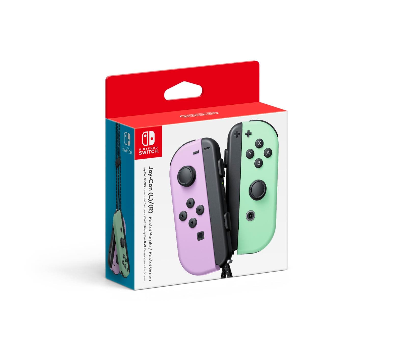 Switch Accessory: Controller - Nintendo JOY - CON: (L)/(R) - Pastel Purple/Pastel Green