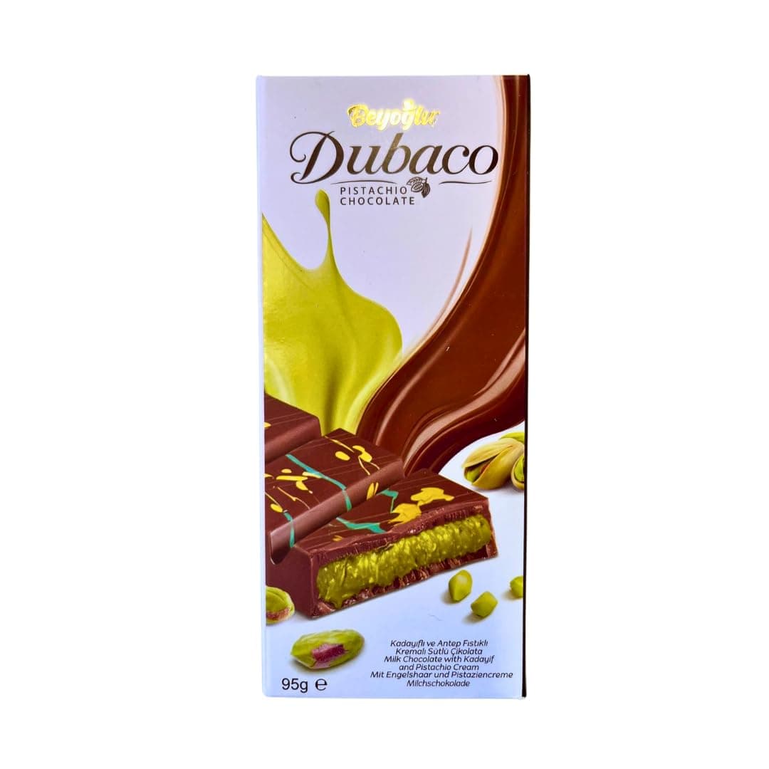 Dubai Chocolate Bar Pistachio,Viral Knafeh Chocolate Bar with Pistachio Cream and Kataifi,Handmade Luxury Dubai Chocolatee,Candy with Shredded Phyllo Dough,Mini Treat 3.4oz(95gr)