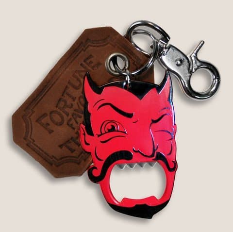 Trixie & Milo - The Gentleman's Bottle Opener & Key Ring (Red Devil)