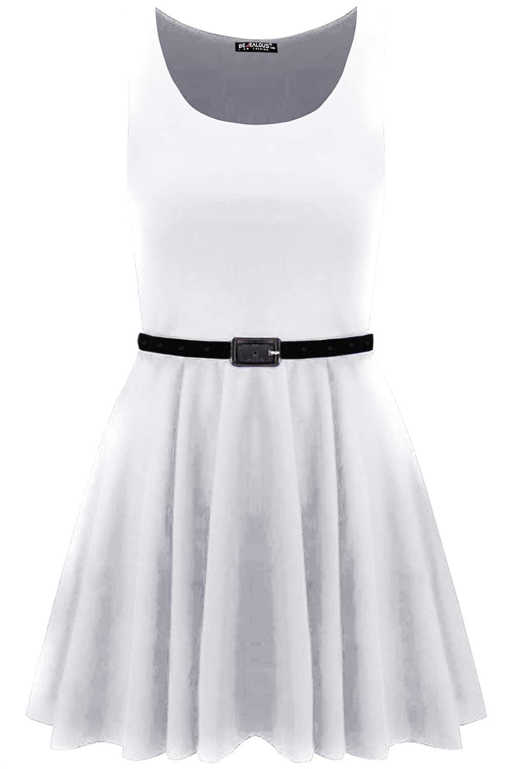 Swagg Fashions Women's Skater Dress 20 / 22 White