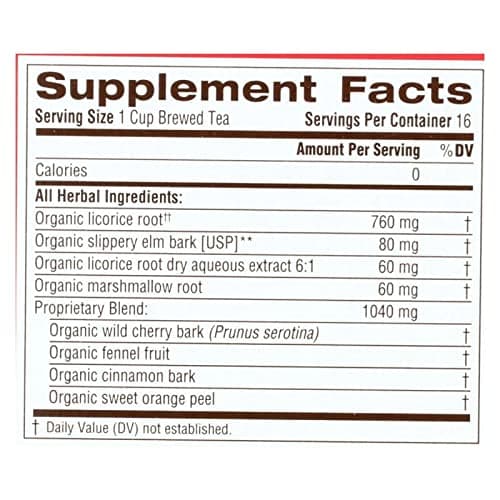 Traditional Medicinals Organic Throat Coat Seasonal Tea, 16 Tea Bags (Pack of 1)