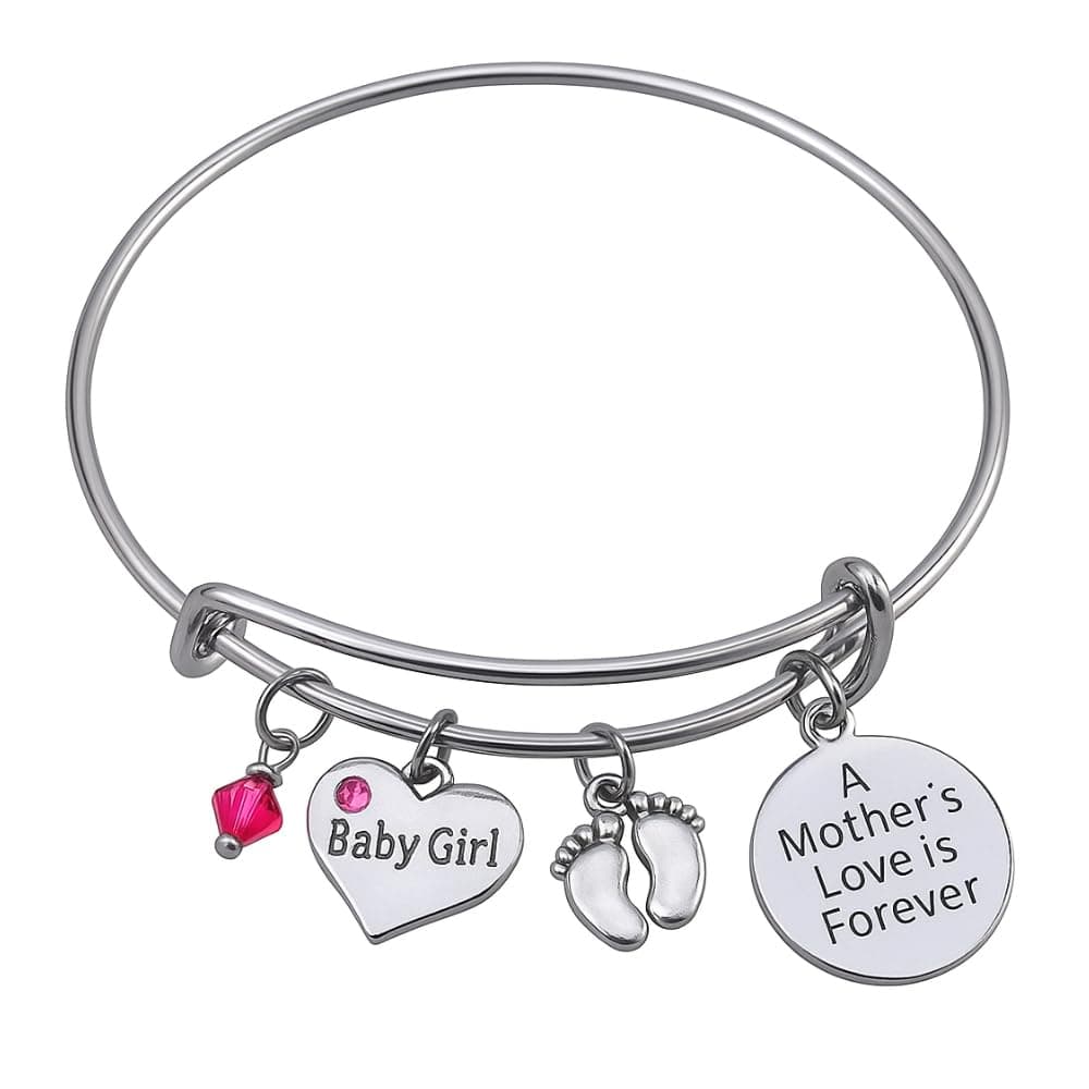 Infinity Collection Mom Bracelet, Mom Son Charm Bracelet Makes The New Mom Gift