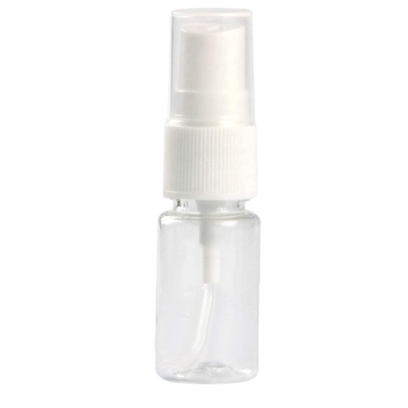 Empty Spray Bottles Refillable Portable Transparent Plastic Bottles Mini Liquid Containers for Travel 10ml