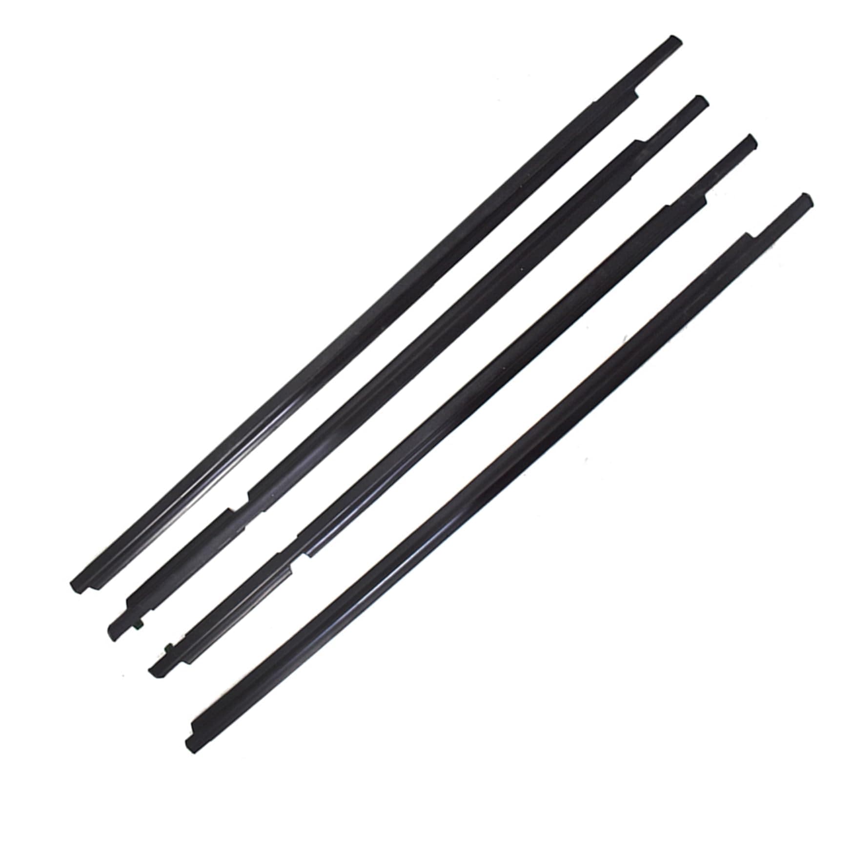 WFLNHB 4PCS Weatherstrip Window Sealing Strip Moulding Trim Outer Door Seal Belt 75722-60080 Replacement for Toyota Land Cruiser Prado 120 Series/Lexus GX470 2003-2009