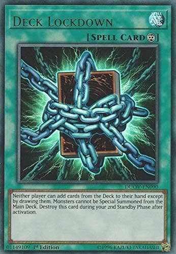 Yu-Gi-Oh! Deck Lockdown - DUOV-EN090 - Ultra Rare - 1st Edition
