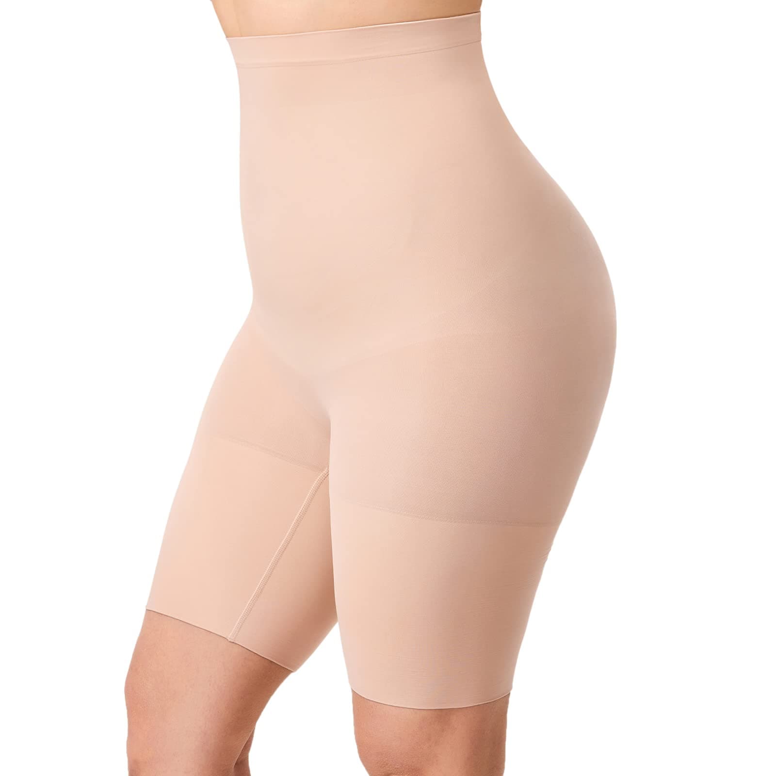 DELIMIRAWomen's Plus Size High Waist Control Panties Shapewear Thigh Slimmer