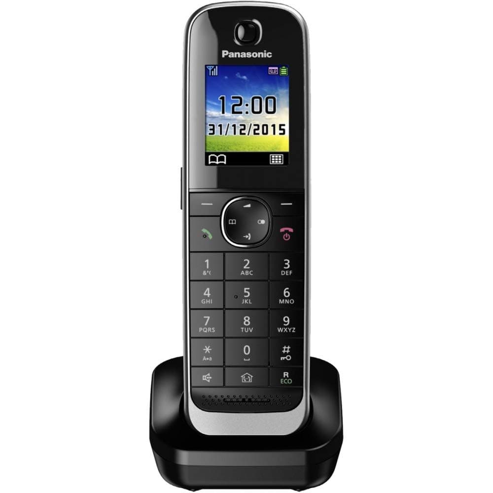Panasonic Extra handset KX-TGJ310/320/322/323 incl. LS black - fits KX-TGJ310, KX-TGJ320, KX-TGJ322, KX-TGJ323