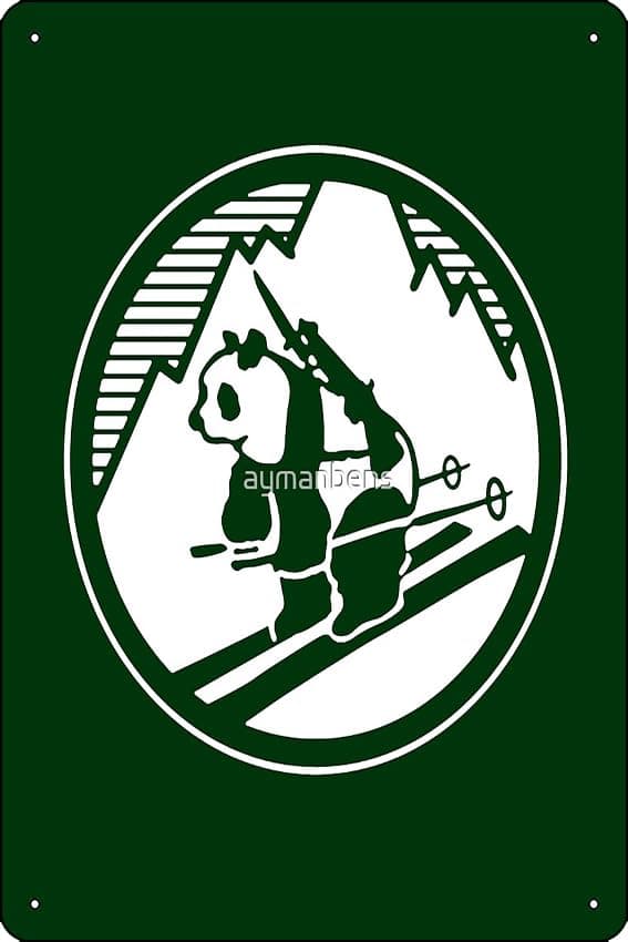 Pando Commando Shirt Poster Funny Metal Tin Sign for Home Kitchen Bar Room Garage Decor 8" x 12"