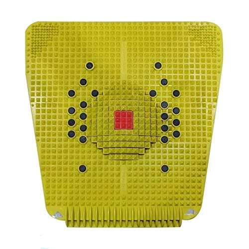 ACi SUPERMAT 2000 with Acupressure Magnets and Pyramids for Pain Relief and Total Health Mat (Yellow)