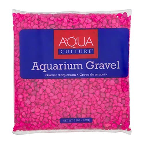 Aqua Culture Aquarium Gravel Pink, 2.0 LB