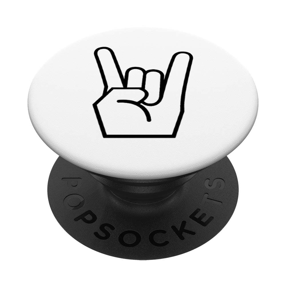 Rock Band Concert Fingers PopSockets PopGrip: Swappable Grip for Phones & Tablets