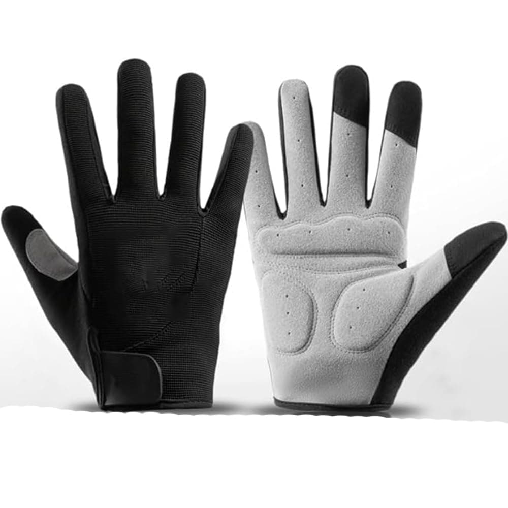 Cycling Full Finger Gloves Strengthen The Palms of Men and Women's Summer Thin and Breathable
