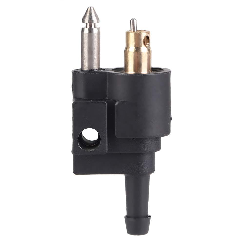 Fuel Tank Male Adapter Outboard 1/4 inch Fuel Tank Male Connector Pipe Joint Suitable Male Fuel Connector for Hidea Motors Black 7.1 cm