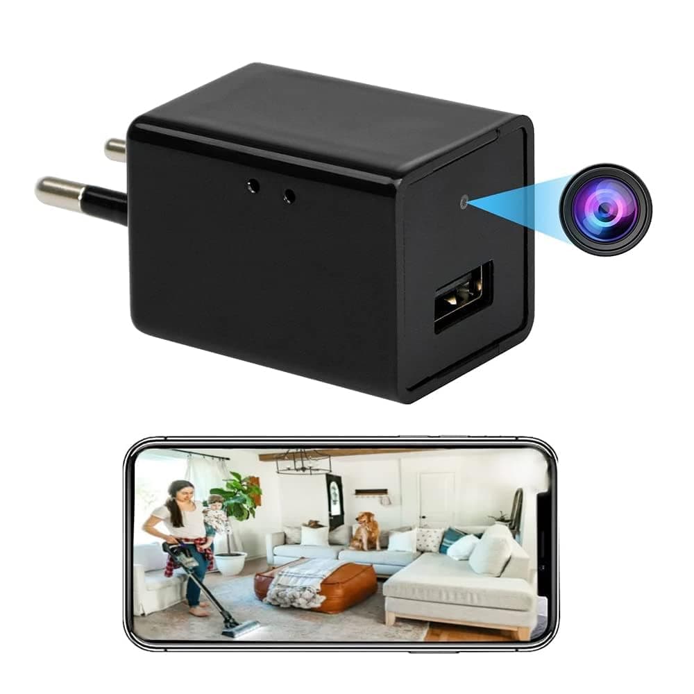 LEKATO 1080P Hidden WiFi USB Charger Camera | Home Security Spy Camera | Supports 128GB (Not Included) | Live View on Mobile App (iOS and Android) | Ideal for Home/Office Monitoring (C-102)