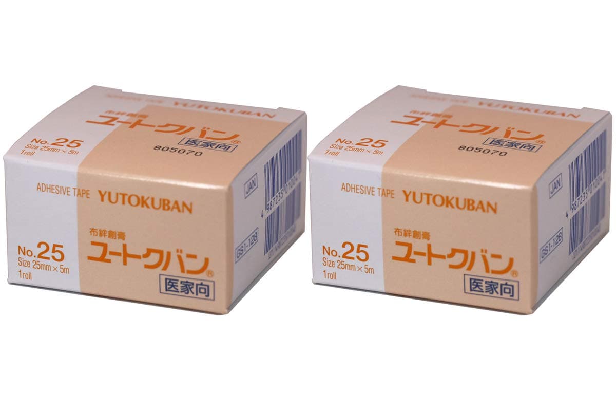 YUTOKU 2Packs Adhesive Tape YUTOKUBAN Ear Tape for Dogs & Cotton Swabs Set by Gift Japan