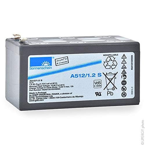 GNB Sonnenschein A500 - Gel lead acid battery A512/1.2S 12V 1.2Ah