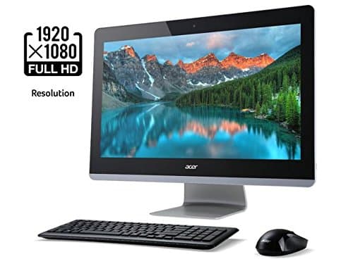 Newest Acer Aspire 23.8" FHD All-in-One Flagship Gaming Desktop | Intel i5-6400T Quad-Core | NVIDIA GeForce 940M Graphics | 16GB RAM | 1TB HDD | DVD+/-RW | Wireless Keyboard & Mouse | Window