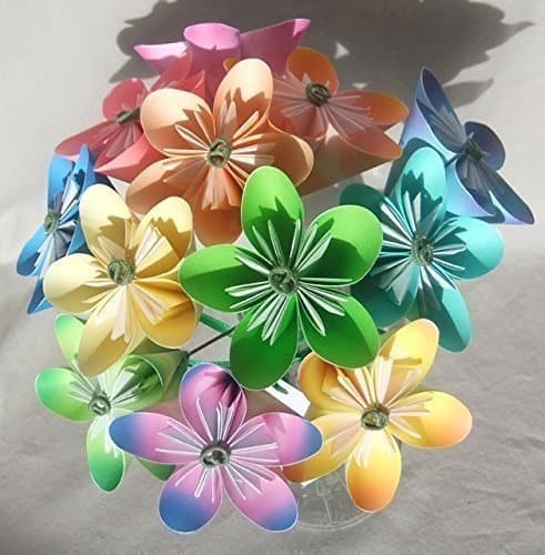 Pastel Origami Flower Bouquet