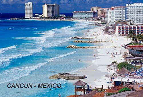 Mexico Mexican Fridge Refrigerator Magnets (1 Piece, Cancun- 9)