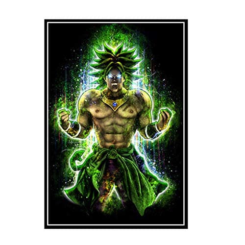YGYT Home Decor Blacklight Dragon Ball Japan Anime Goku Modular Pictures Painting Nordic Prints Canvas Poster for Bedroom Wall Art No Frame
