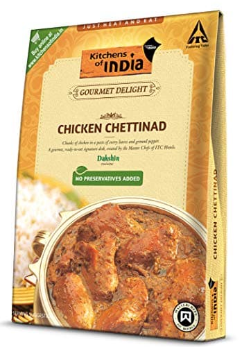 Kitchens of India, chicken nuggets in chettinad (spicy) gravy 285g /10 ounces