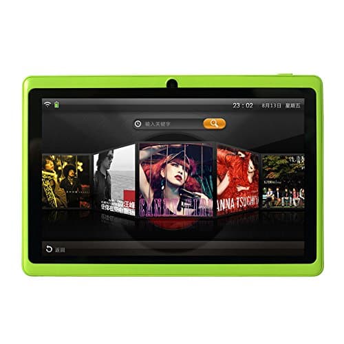 YUNTAB 7 inch Android Tablet, Quad Core CPU, with WiFi, 1024x600 HD Touch Screen, Pre-Loaded Google Play Store & Games, Dual Camera(Black)