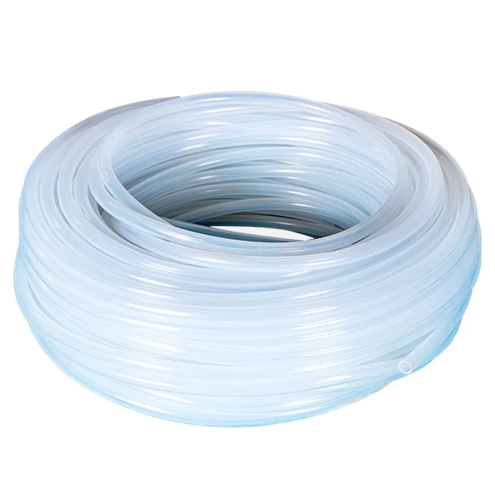 Silicone Tubing 7mm (7/25") ID x 10mm OD Food Grade High-temperature Pure Silicone Hose Tube Clear Pipe for Home Brewing Air and Liquid Transfer (Length 10 Meter- 33FT)