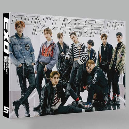 EXO [DON'T MESS UP MY TEMPO] 5th Album VIVACE Ver CD+Photo Book+Card+Tracking Number K-POP SEALED