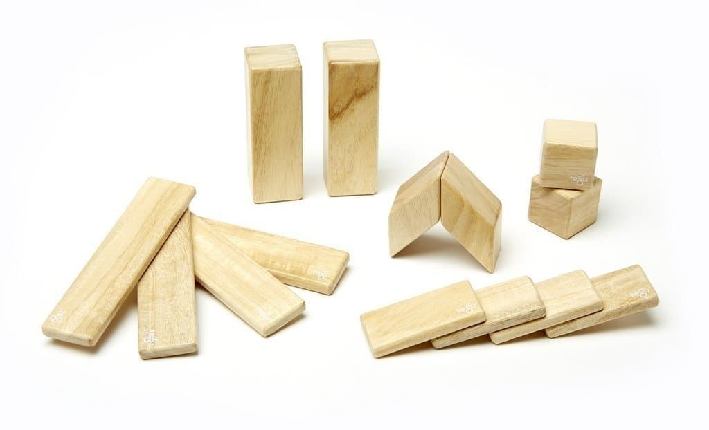 TEGU 00363 - Magnetisches Holzset Natur, 14 Teile